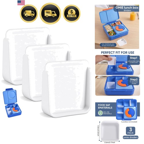 Pack bento box dividers - 3,